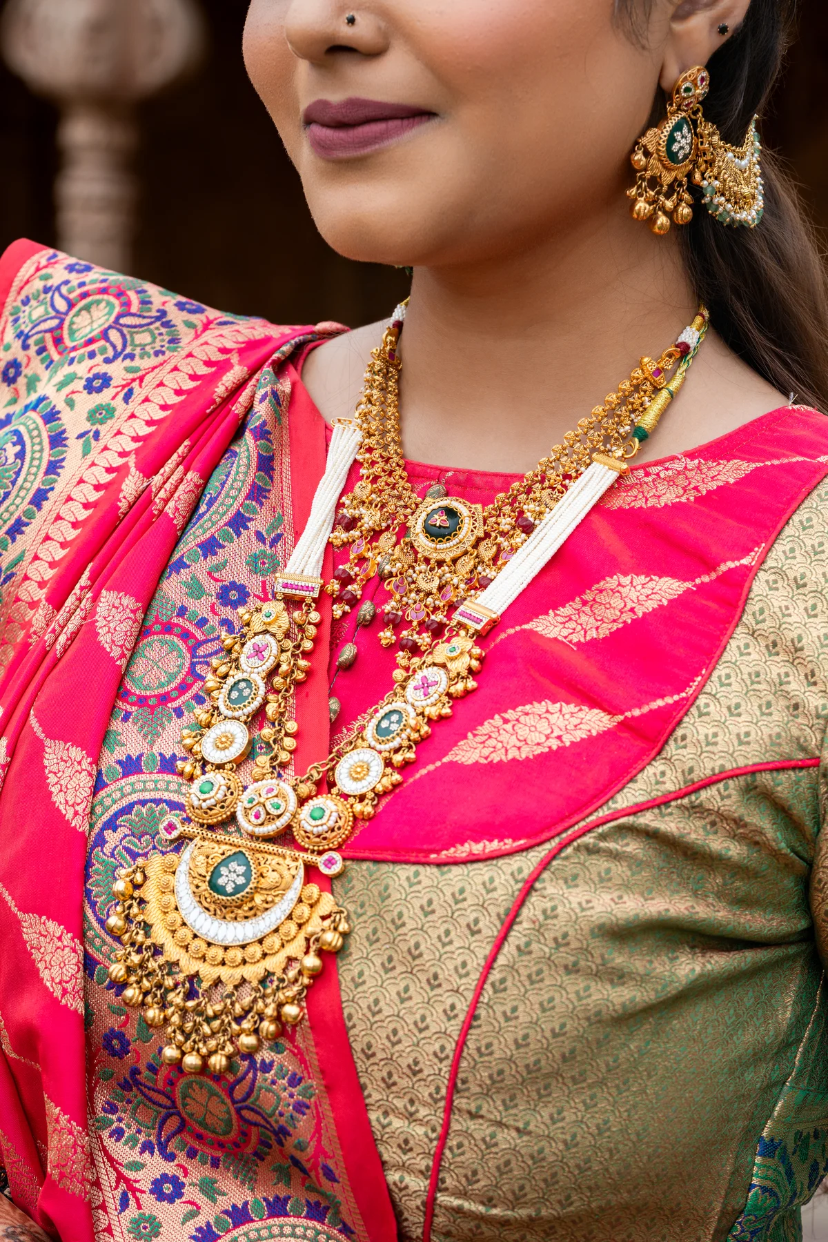 Royal Peacock Kundan Choker